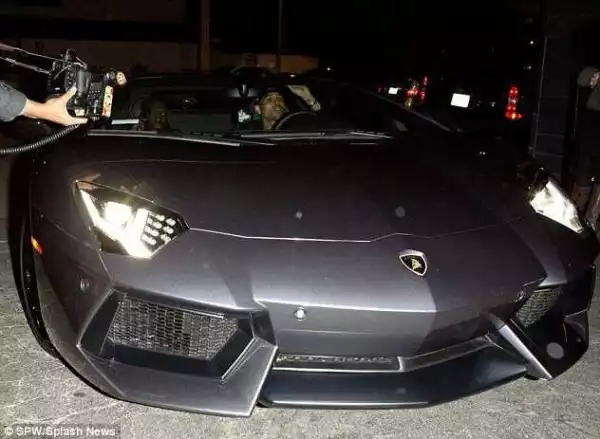 Chris Brown Bans His Friends From Riding His Cars After One Crashed His $500k Lamborghini (See Photos)